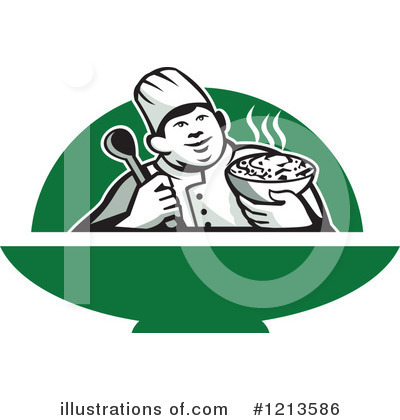 Royalty-Free (RF) Chef Clipart Illustration by patrimonio - Stock Sample #1213586