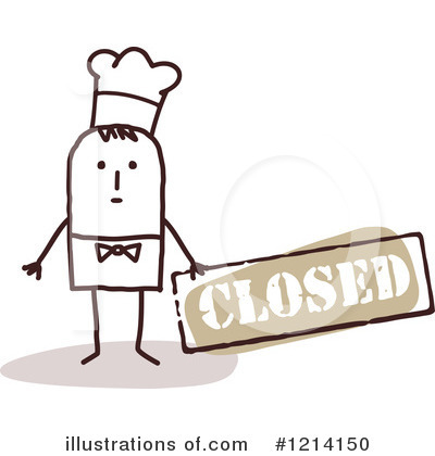 Royalty-Free (RF) Chef Clipart Illustration by NL shop - Stock Sample #1214150