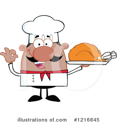 Royalty-Free (RF) Chef Clipart Illustration by Hit Toon - Stock Sample #1216845