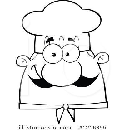 Royalty-Free (RF) Chef Clipart Illustration by Hit Toon - Stock Sample #1216855