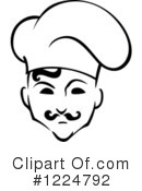 Chef Clipart #1224792 by Vector Tradition SM