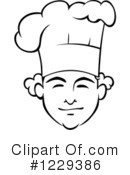 Chef Clipart #1229386 by Vector Tradition SM