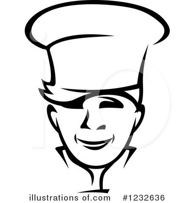 Royalty-Free (RF) Chef Clipart Illustration by Vector Tradition SM - Stock Sample #1232636