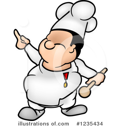 Royalty-Free (RF) Chef Clipart Illustration by dero - Stock Sample #1235434