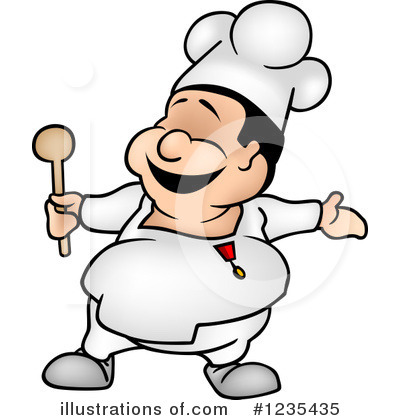 Royalty-Free (RF) Chef Clipart Illustration by dero - Stock Sample #1235435