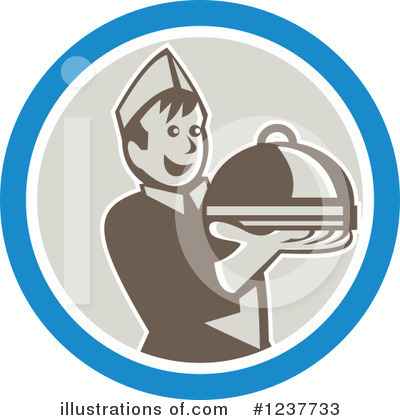 Royalty-Free (RF) Chef Clipart Illustration by patrimonio - Stock Sample #1237733