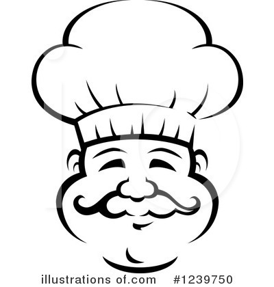 Royalty-Free (RF) Chef Clipart Illustration by Vector Tradition SM - Stock Sample #1239750