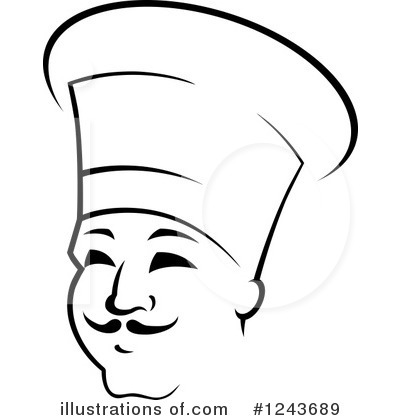Royalty-Free (RF) Chef Clipart Illustration by Vector Tradition SM - Stock Sample #1243689