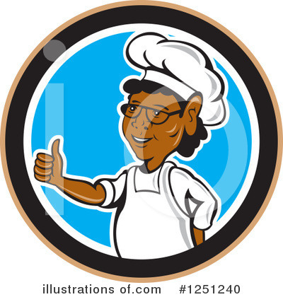 Royalty-Free (RF) Chef Clipart Illustration by patrimonio - Stock Sample #1251240