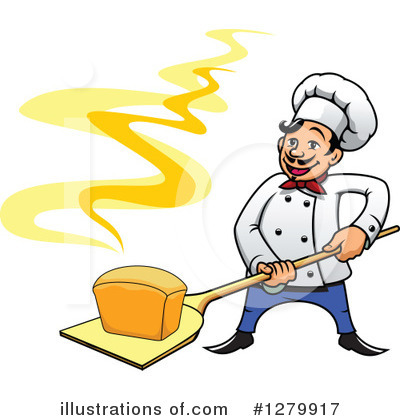 Royalty-Free (RF) Chef Clipart Illustration by Vector Tradition SM - Stock Sample #1279917