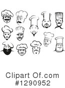 Chef Clipart #1290952 by Vector Tradition SM
