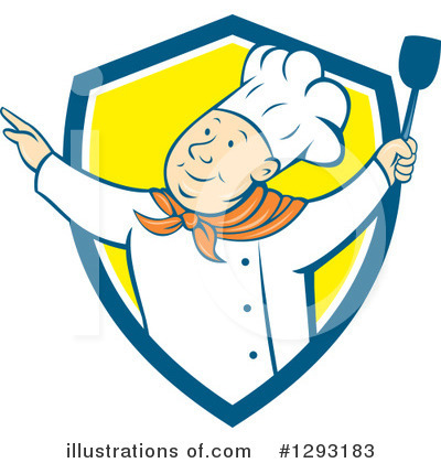 Royalty-Free (RF) Chef Clipart Illustration by patrimonio - Stock Sample #1293183