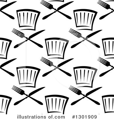 Royalty-Free (RF) Chef Clipart Illustration by Vector Tradition SM - Stock Sample #1301909