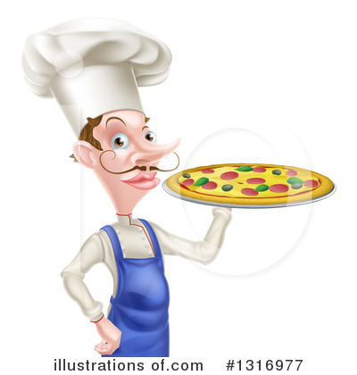 Royalty-Free (RF) Chef Clipart Illustration by AtStockIllustration - Stock Sample #1316977
