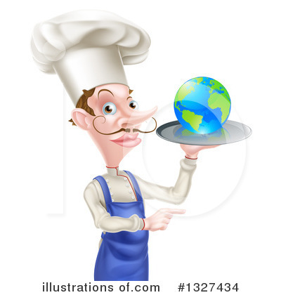 Royalty-Free (RF) Chef Clipart Illustration by AtStockIllustration - Stock Sample #1327434