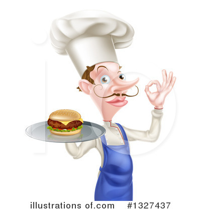 Royalty-Free (RF) Chef Clipart Illustration by AtStockIllustration - Stock Sample #1327437