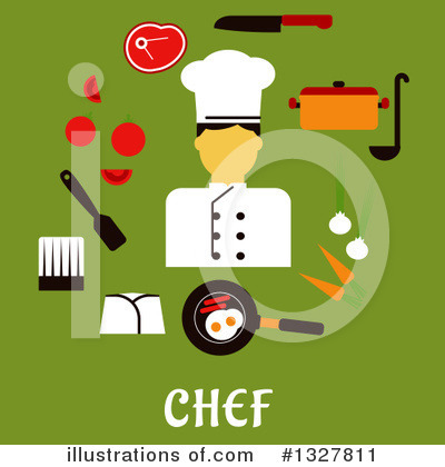 Royalty-Free (RF) Chef Clipart Illustration by Vector Tradition SM - Stock Sample #1327811