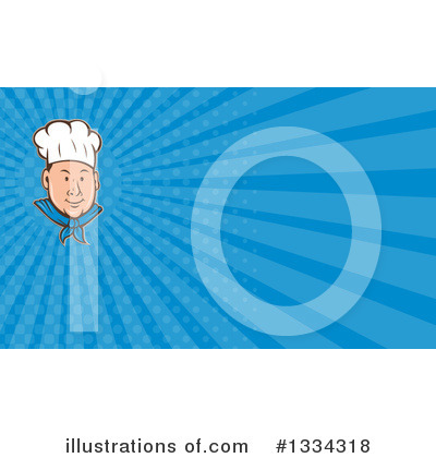 Royalty-Free (RF) Chef Clipart Illustration by patrimonio - Stock Sample #1334318