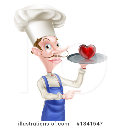 Royalty-Free (RF) Chef Clipart Illustration by AtStockIllustration - Stock Sample #1341547