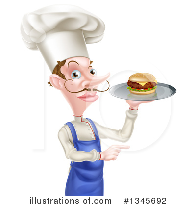 Burger Clipart #1345692 by AtStockIllustration