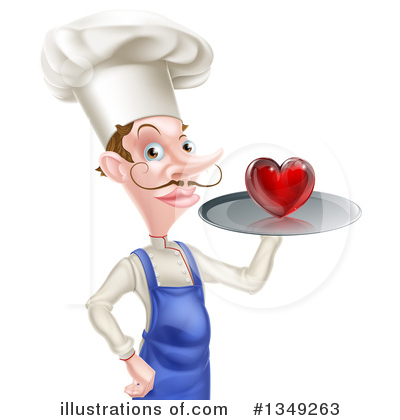 Royalty-Free (RF) Chef Clipart Illustration by AtStockIllustration - Stock Sample #1349263