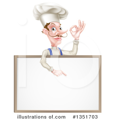 Royalty-Free (RF) Chef Clipart Illustration by AtStockIllustration - Stock Sample #1351703