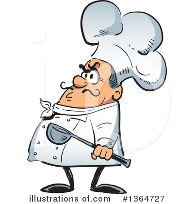 Royalty-Free (RF) Chef Clipart Illustration by Clip Art Mascots - Stock Sample #1364727