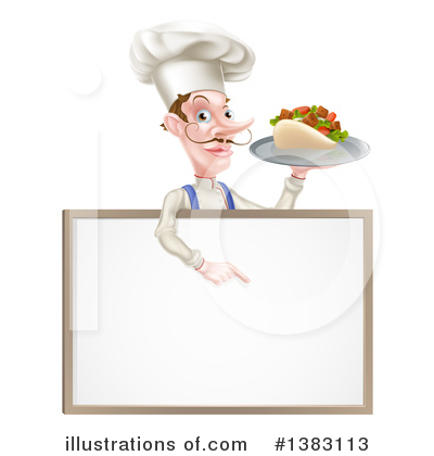 Royalty-Free (RF) Chef Clipart Illustration by AtStockIllustration - Stock Sample #1383113