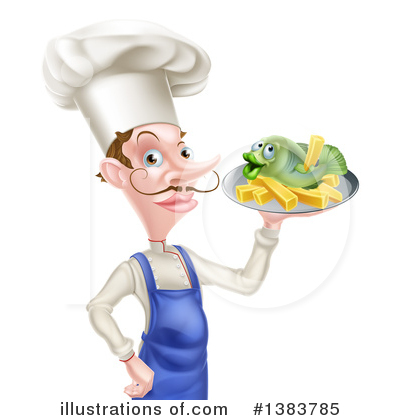 Royalty-Free (RF) Chef Clipart Illustration by AtStockIllustration - Stock Sample #1383785