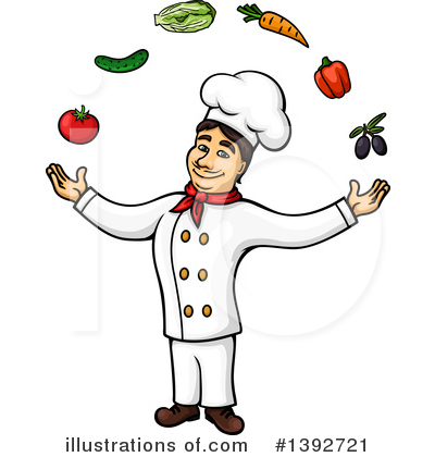 Royalty-Free (RF) Chef Clipart Illustration by Vector Tradition SM - Stock Sample #1392721