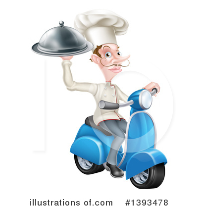 Food Delivery Clipart #1393478 by AtStockIllustration