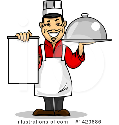 Royalty-Free (RF) Chef Clipart Illustration by Vector Tradition SM - Stock Sample #1420886