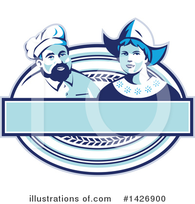 Royalty-Free (RF) Chef Clipart Illustration by patrimonio - Stock Sample #1426900