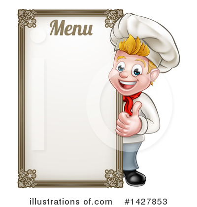 Royalty-Free (RF) Chef Clipart Illustration by AtStockIllustration - Stock Sample #1427853