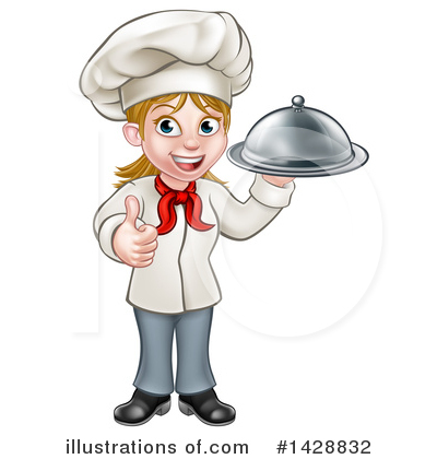 Royalty-Free (RF) Chef Clipart Illustration by AtStockIllustration - Stock Sample #1428832