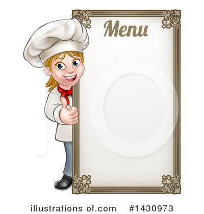 Royalty-Free (RF) Chef Clipart Illustration by AtStockIllustration - Stock Sample #1430973