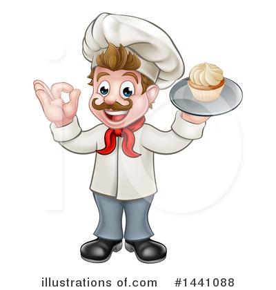 Royalty-Free (RF) Chef Clipart Illustration by AtStockIllustration - Stock Sample #1441088