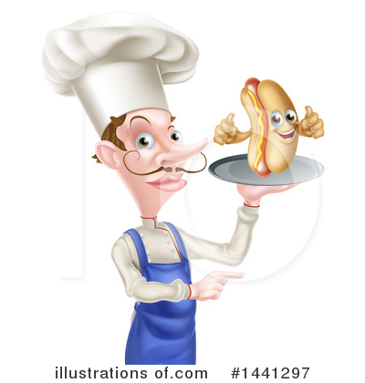 Royalty-Free (RF) Chef Clipart Illustration by AtStockIllustration - Stock Sample #1441297