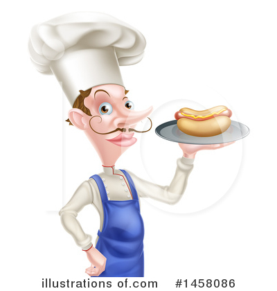 Royalty-Free (RF) Chef Clipart Illustration by AtStockIllustration - Stock Sample #1458086