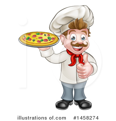 Royalty-Free (RF) Chef Clipart Illustration by AtStockIllustration - Stock Sample #1458274