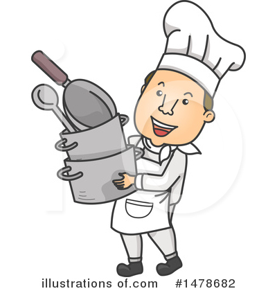 Royalty-Free (RF) Chef Clipart Illustration by BNP Design Studio - Stock Sample #1478682