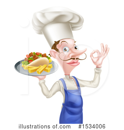 Royalty-Free (RF) Chef Clipart Illustration by AtStockIllustration - Stock Sample #1534006
