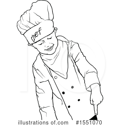 Royalty-Free (RF) Chef Clipart Illustration by dero - Stock Sample #1551070