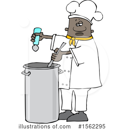 Royalty-Free (RF) Chef Clipart Illustration by djart - Stock Sample #1562295