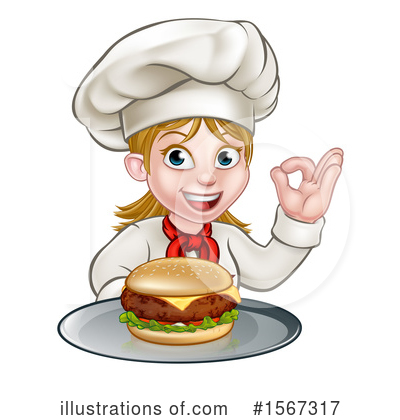 Royalty-Free (RF) Chef Clipart Illustration by AtStockIllustration - Stock Sample #1567317