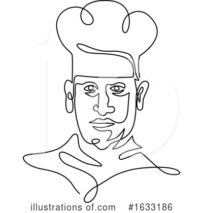 Royalty-Free (RF) Chef Clipart Illustration by patrimonio - Stock Sample #1633186
