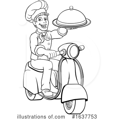 Royalty-Free (RF) Chef Clipart Illustration by AtStockIllustration - Stock Sample #1637753