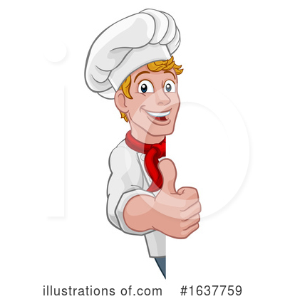 Royalty-Free (RF) Chef Clipart Illustration by AtStockIllustration - Stock Sample #1637759