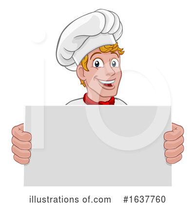 Royalty-Free (RF) Chef Clipart Illustration by AtStockIllustration - Stock Sample #1637760