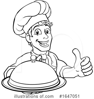 Royalty-Free (RF) Chef Clipart Illustration by AtStockIllustration - Stock Sample #1647051
